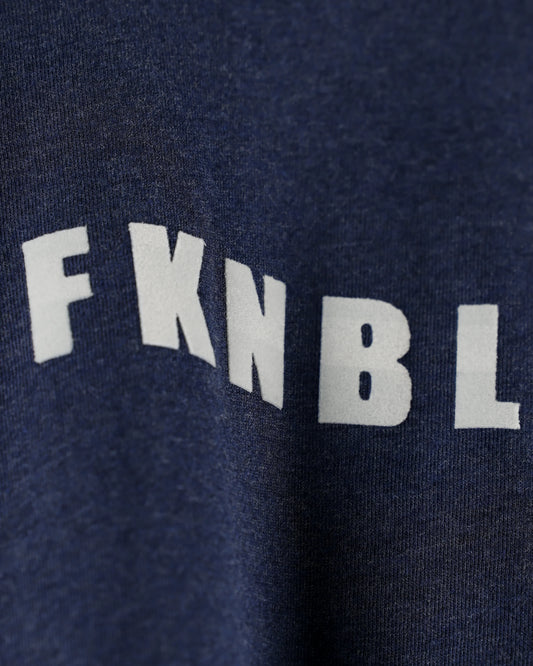 UNFKNBLVBL Men’s T-Shirt - Denim Melange