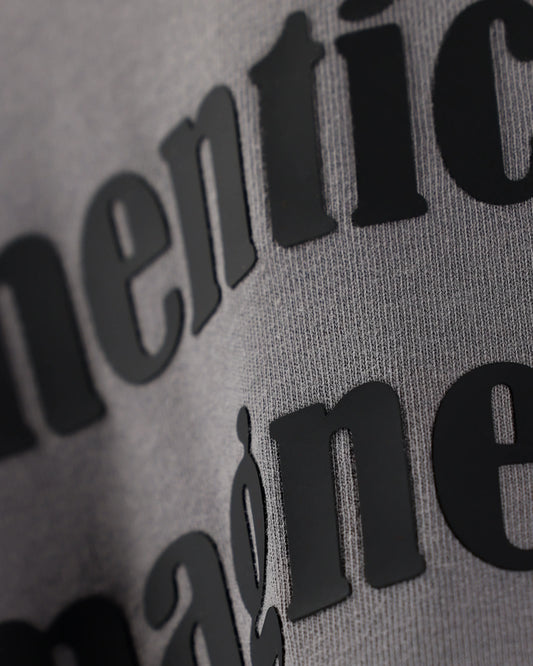 Authenticity Is Magnetic Men’s T-Shirt - Asphalt