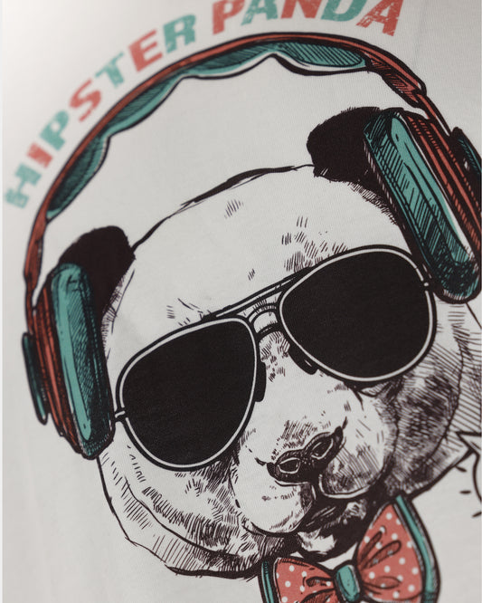 Hipster Panda Men's T-Shirt
