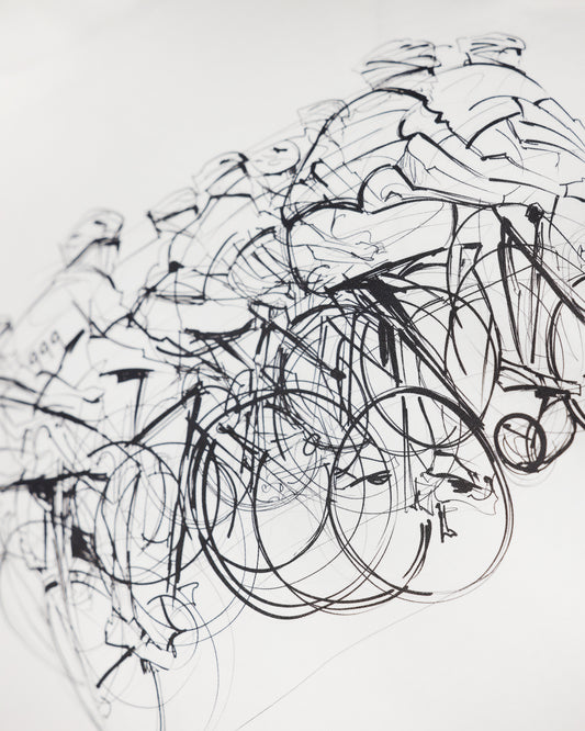 Cycling Women's White T-Shirt