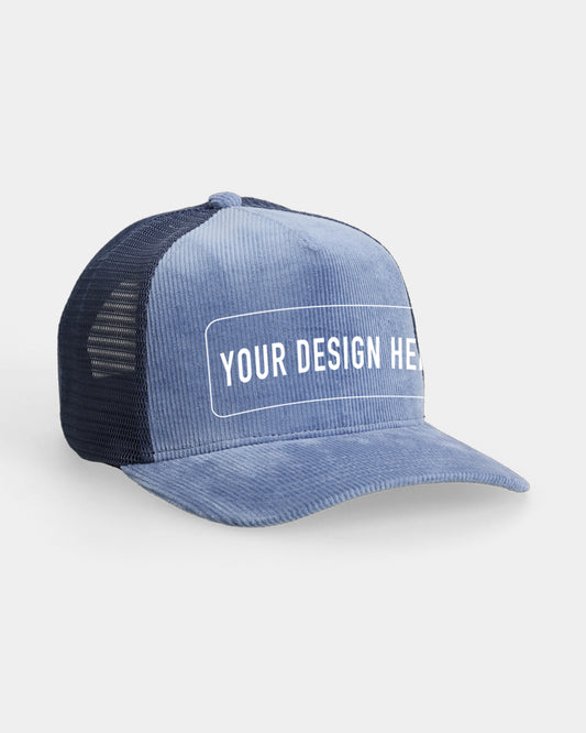 Custom Blue Trucker Cap