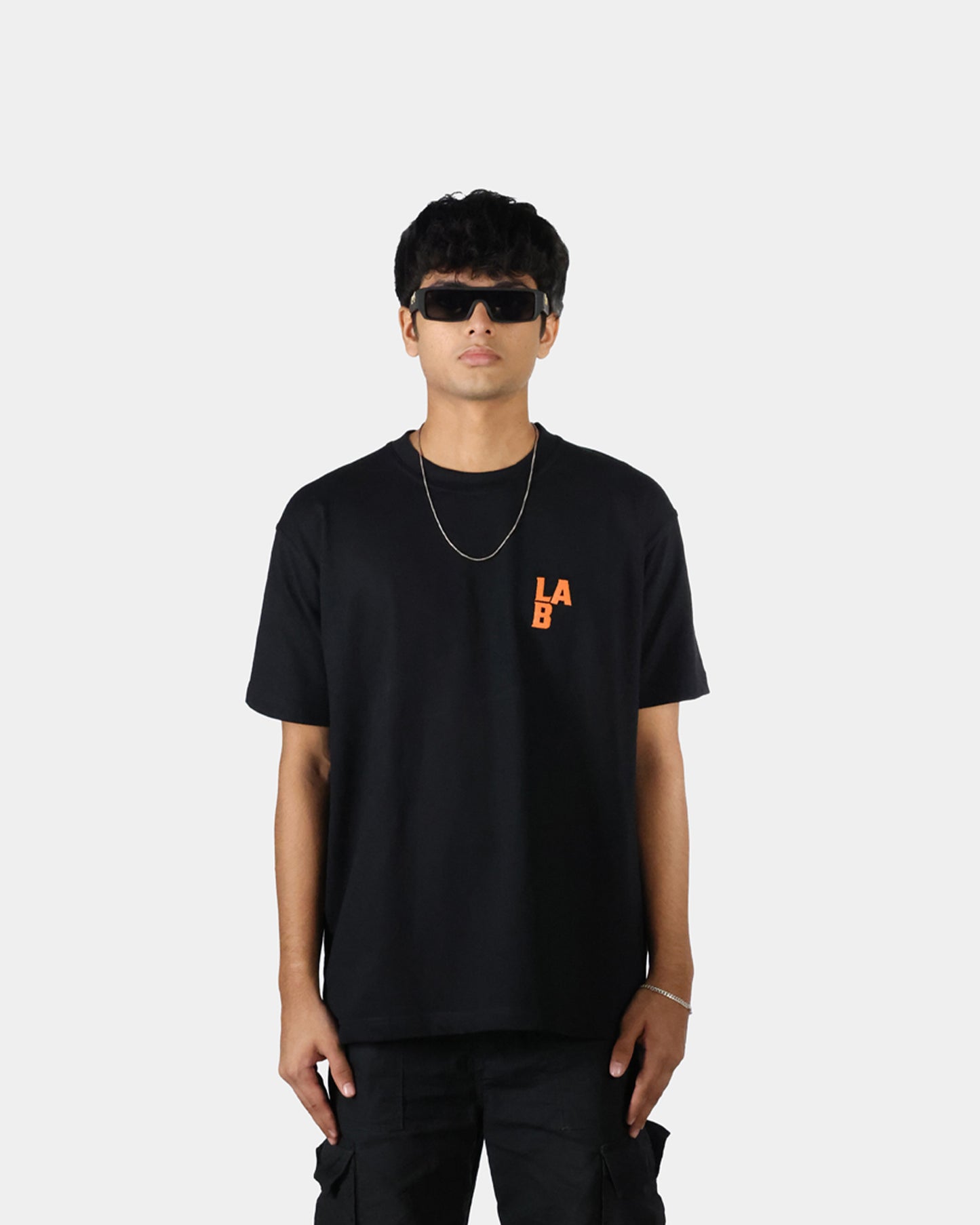 MELON LAB OVERSIZED EMBROIDERED T-SHIRT
