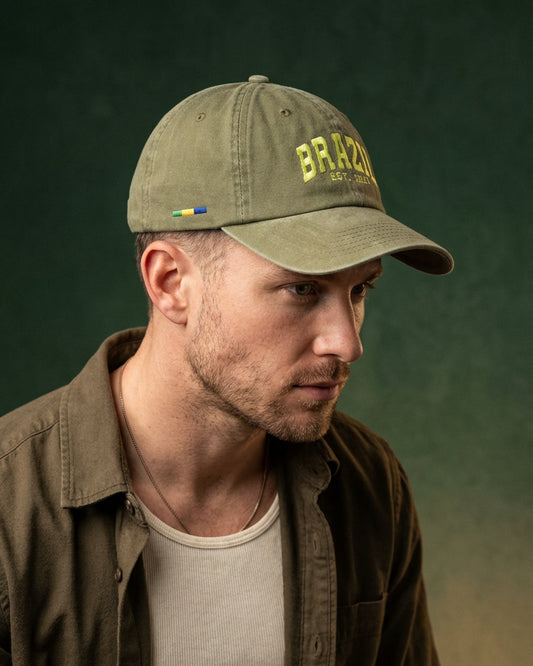 Brazil Dad Cap