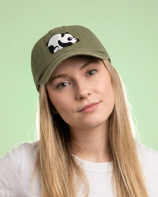 Lazy Panda Olive Dad Cap