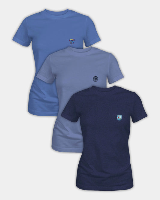 Women’s Cool Summer T-Shirt Pack - Light & Fresh Shades (Set of 3)