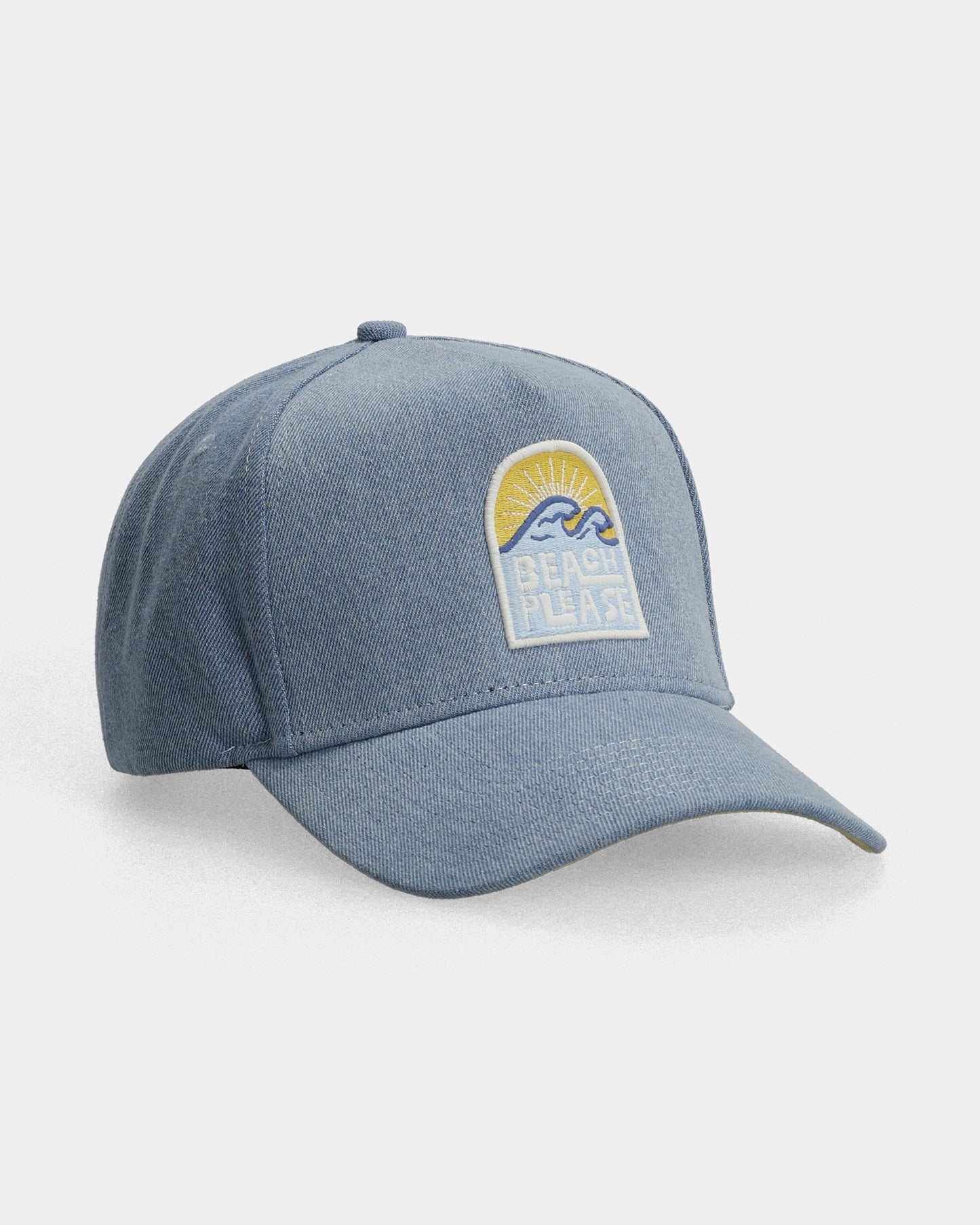 Beach Please Denim Cap