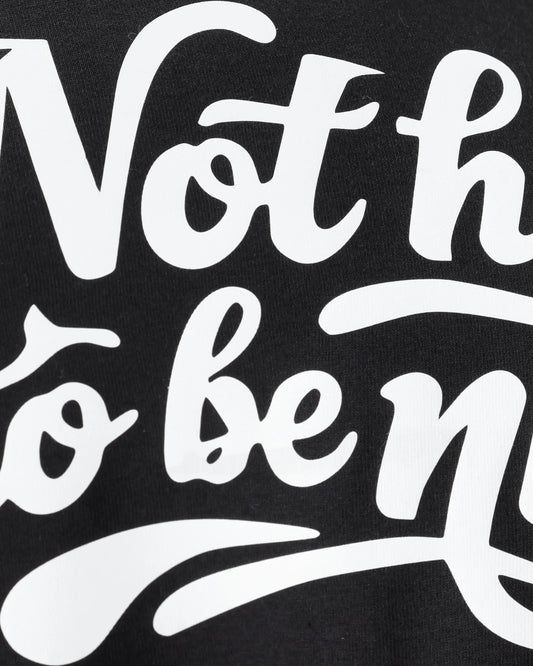 Not Here To Be Nice Men’s T-Shirt - Black