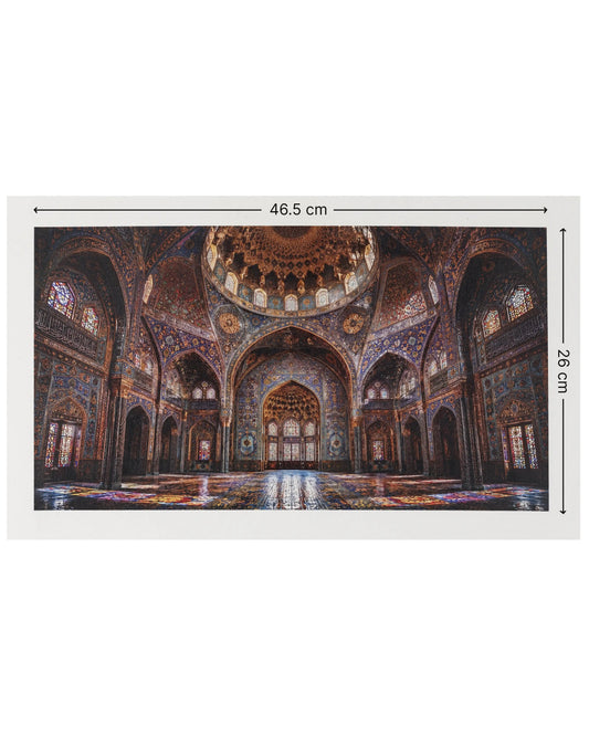 Sacred Blue Arches Canvas Wall Art
