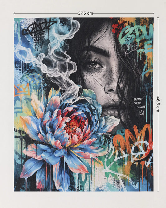 Urban Bloom Muse Canvas Wall Art