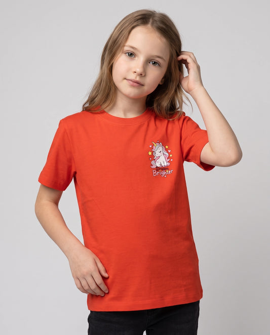 Dream Brighter Kids' T-Shirt - Orange