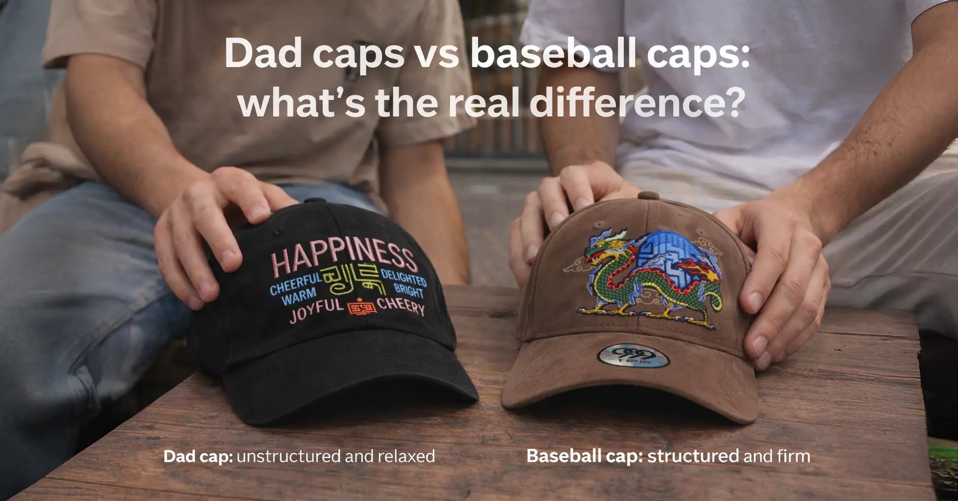 Dad caps vs baseball caps: what’s the real difference?