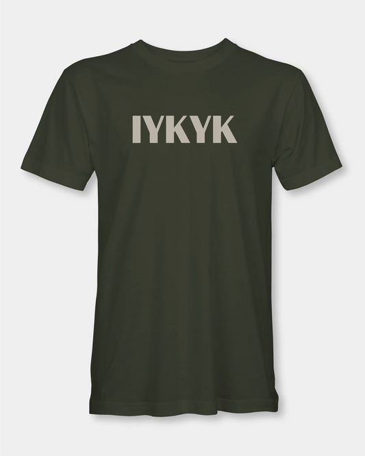 IYKYK Men’s T-Shirt - Olive
