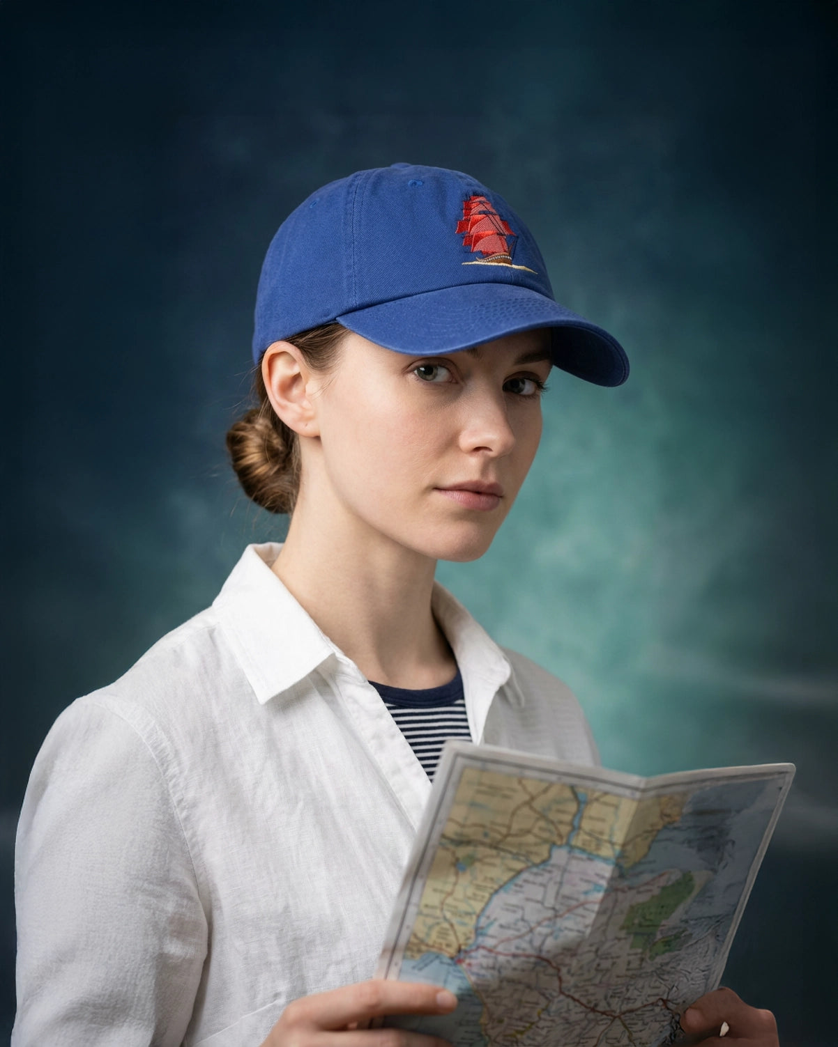 Sail Away Blue Dad Cap