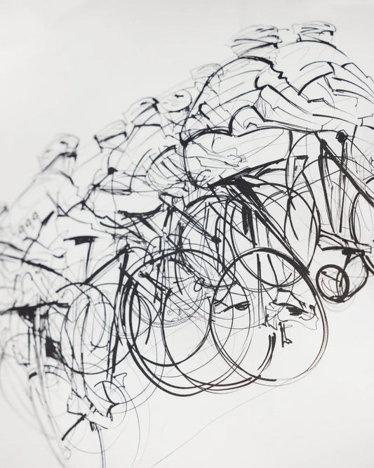 Cycling Women's White T-Shirt