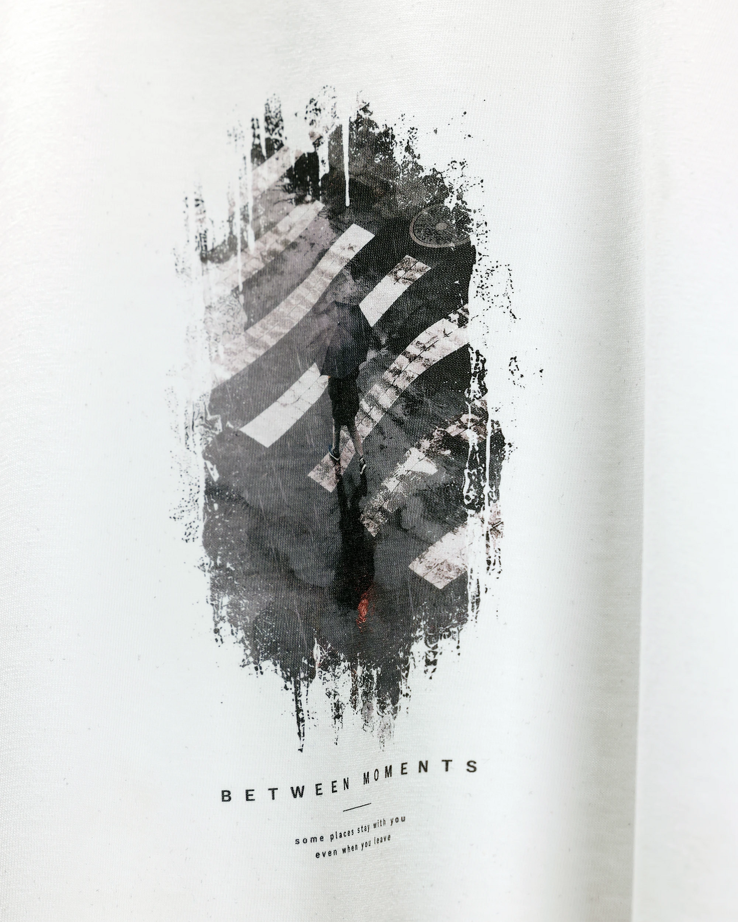 Between Moments Men's White T-shirt