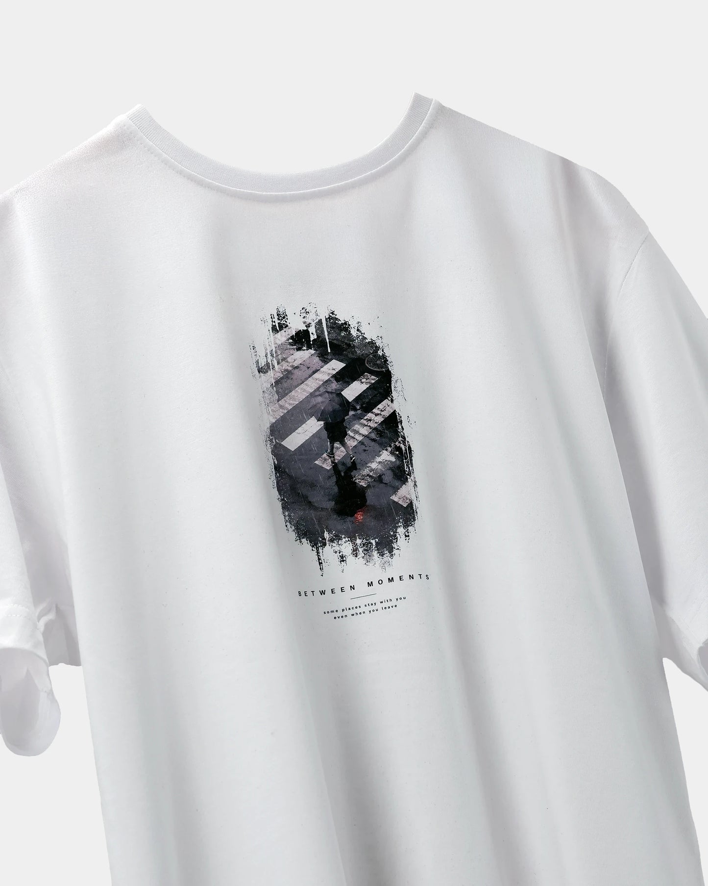 Between Moments Men's White T-shirt