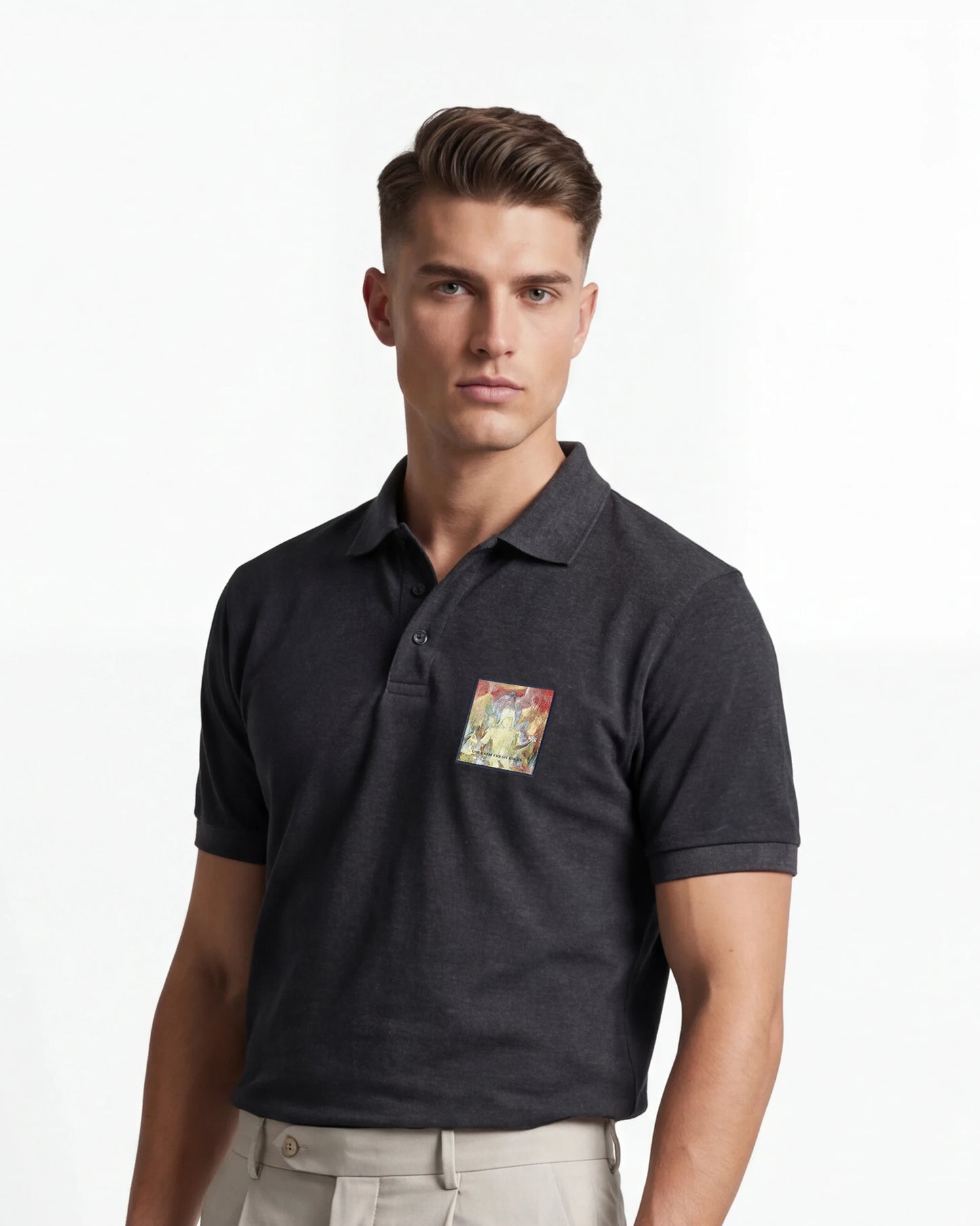 Color Burst Men’s Polo Shirt