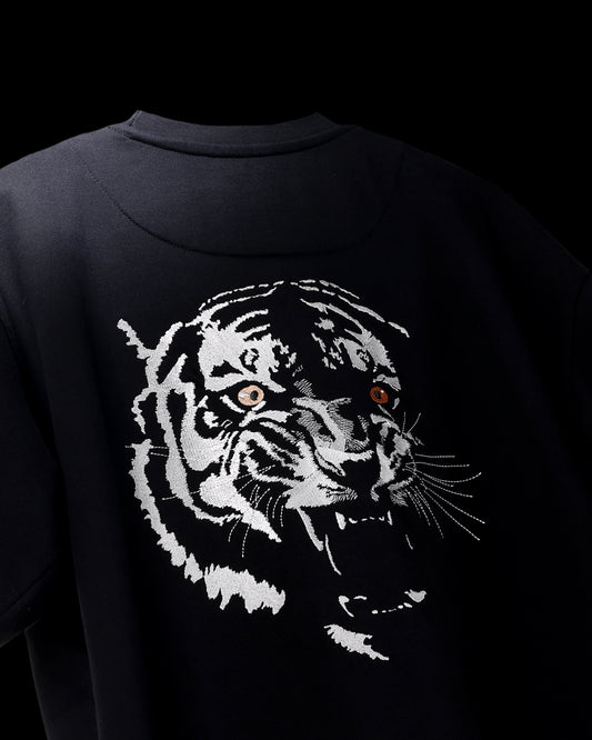 Solitary Hunter Oversized Embroidered T-shirt