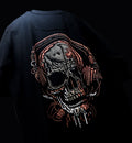 Headphone Skull Oversized T-shirt