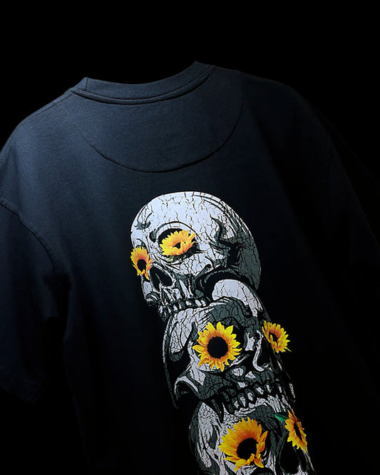 Skull Flower Oversized T-shirt