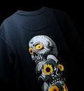 Skull Flower Oversized T-shirt