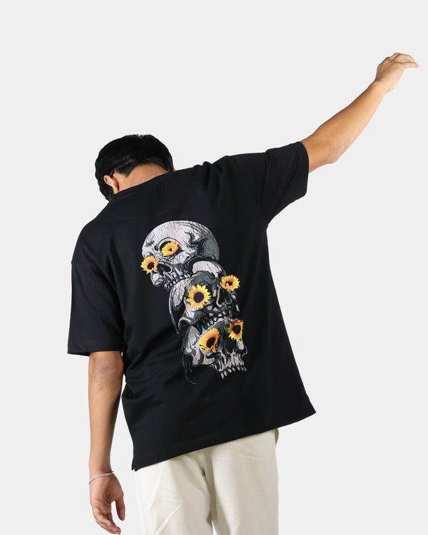 Skull Flower Oversized T-shirt