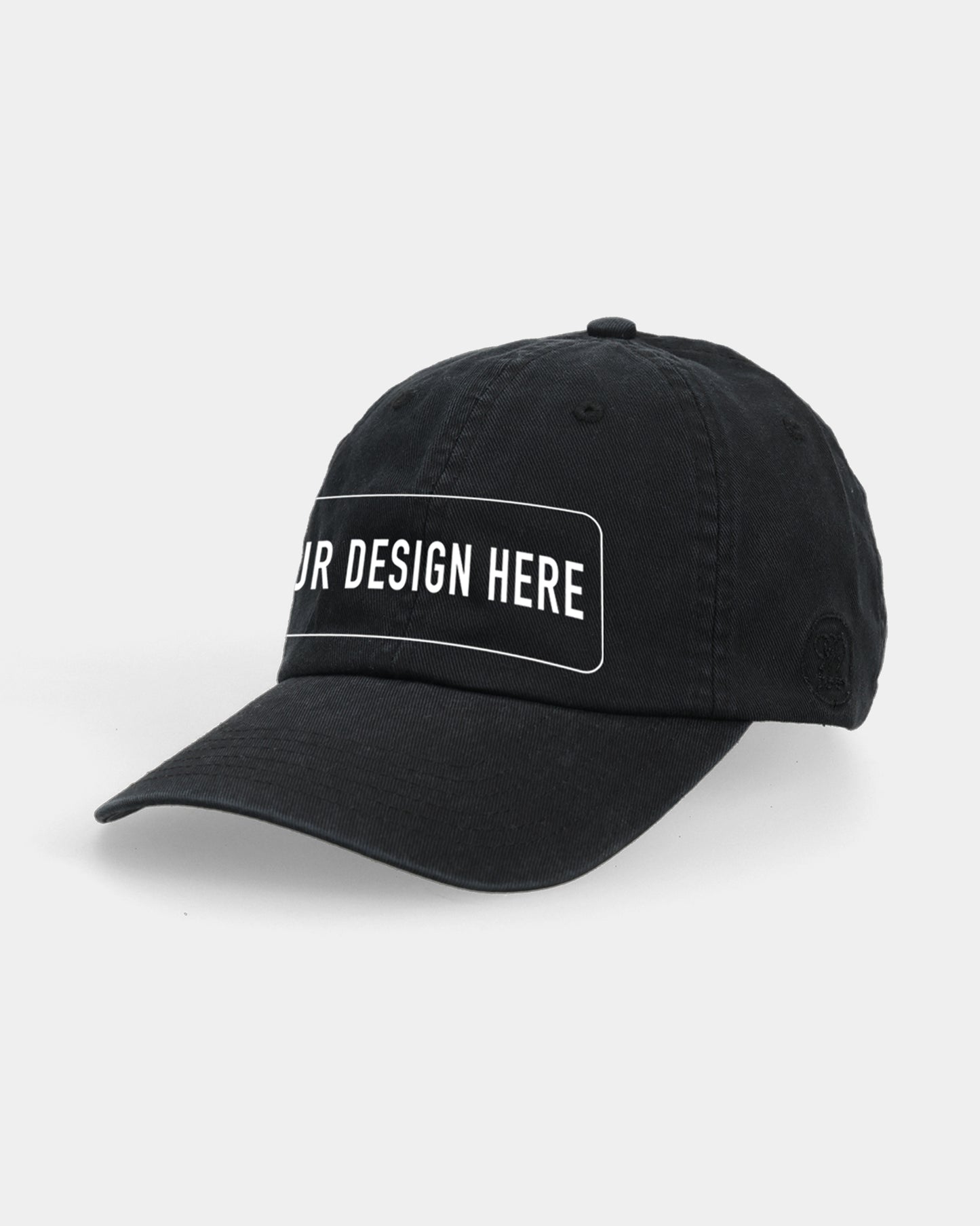 Custom Black Dad Cap