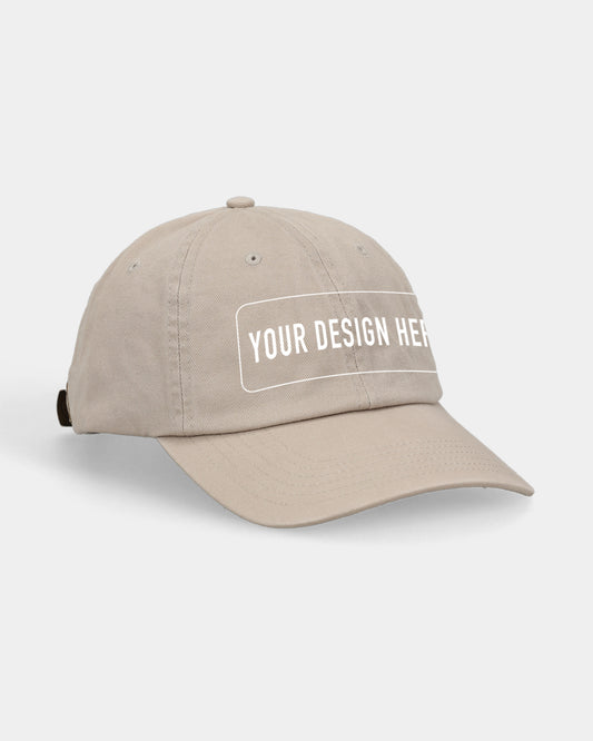 Custom Khaki Dad Cap