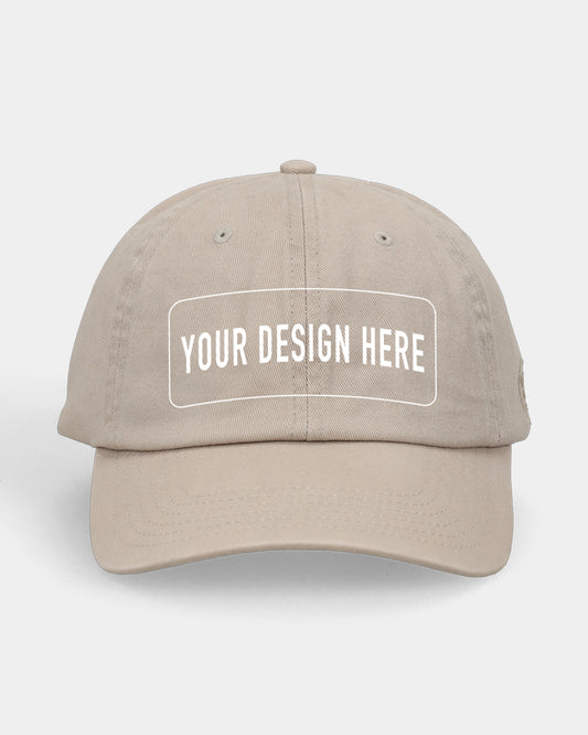 Custom Khaki Dad Cap