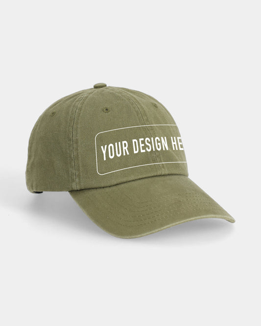 Custom Olive Dad Cap