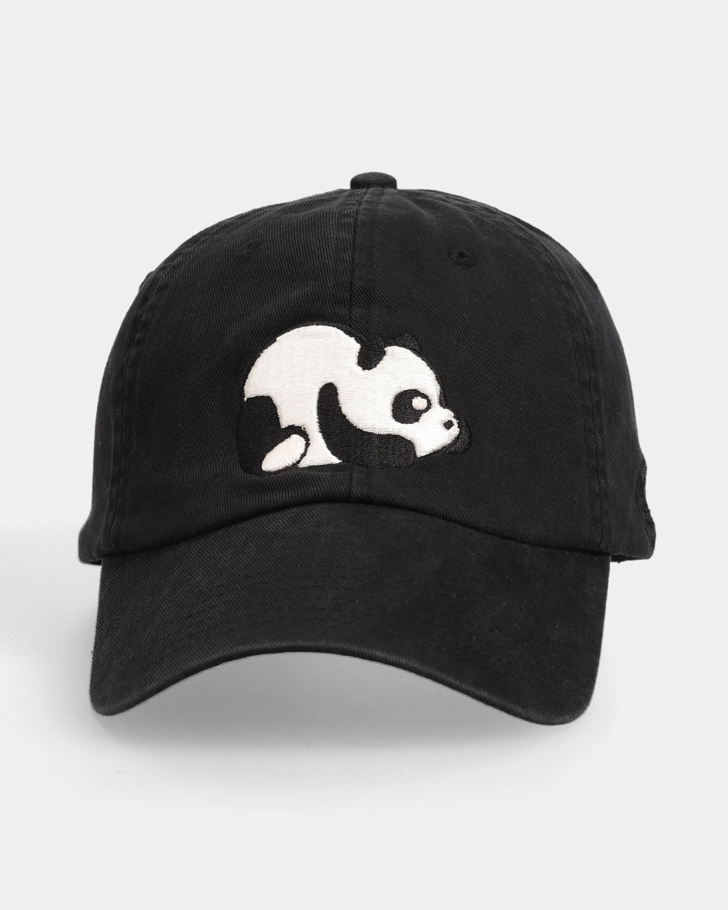 Lazy Panda Black Dad Cap