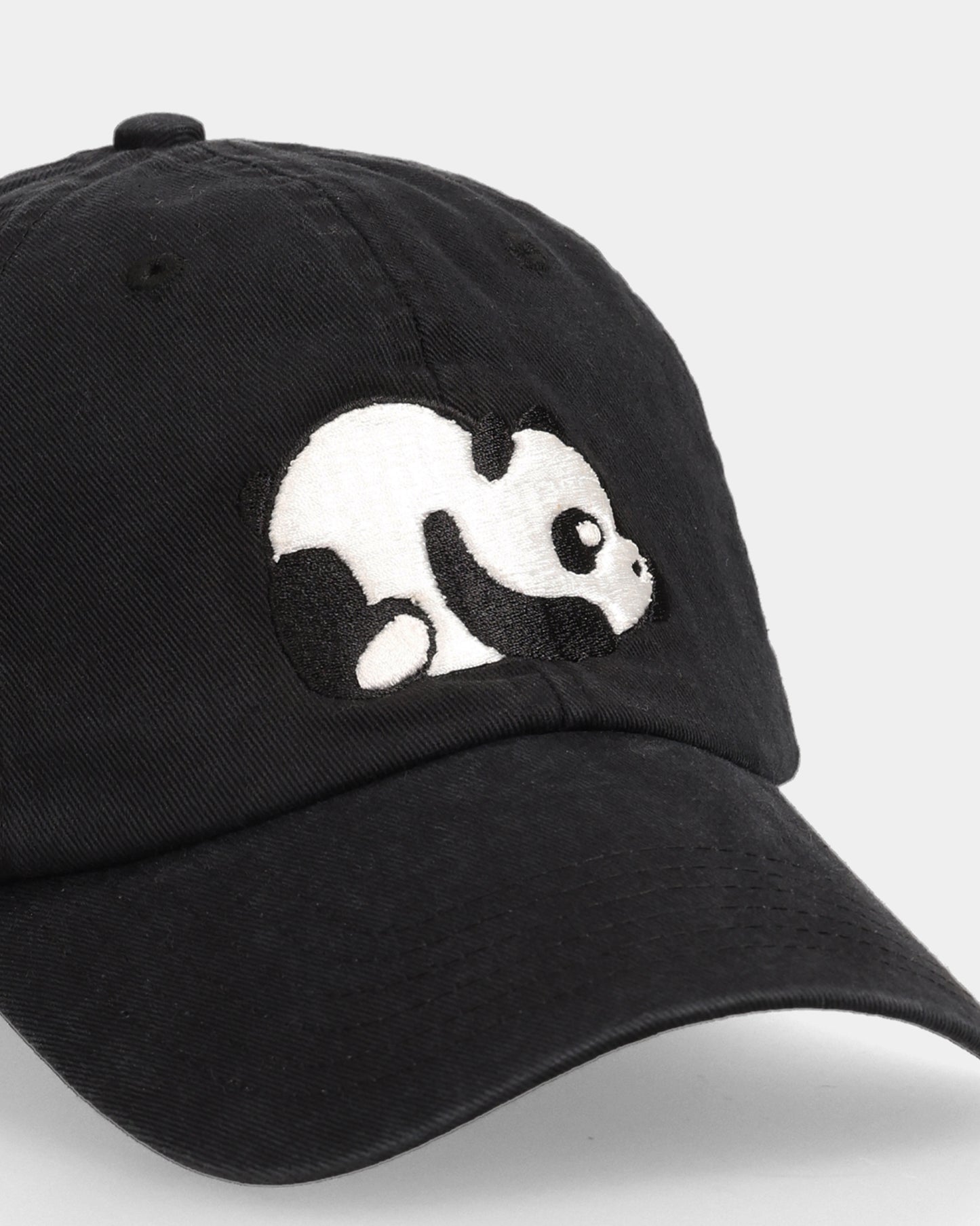 Lazy Panda Black Dad Cap