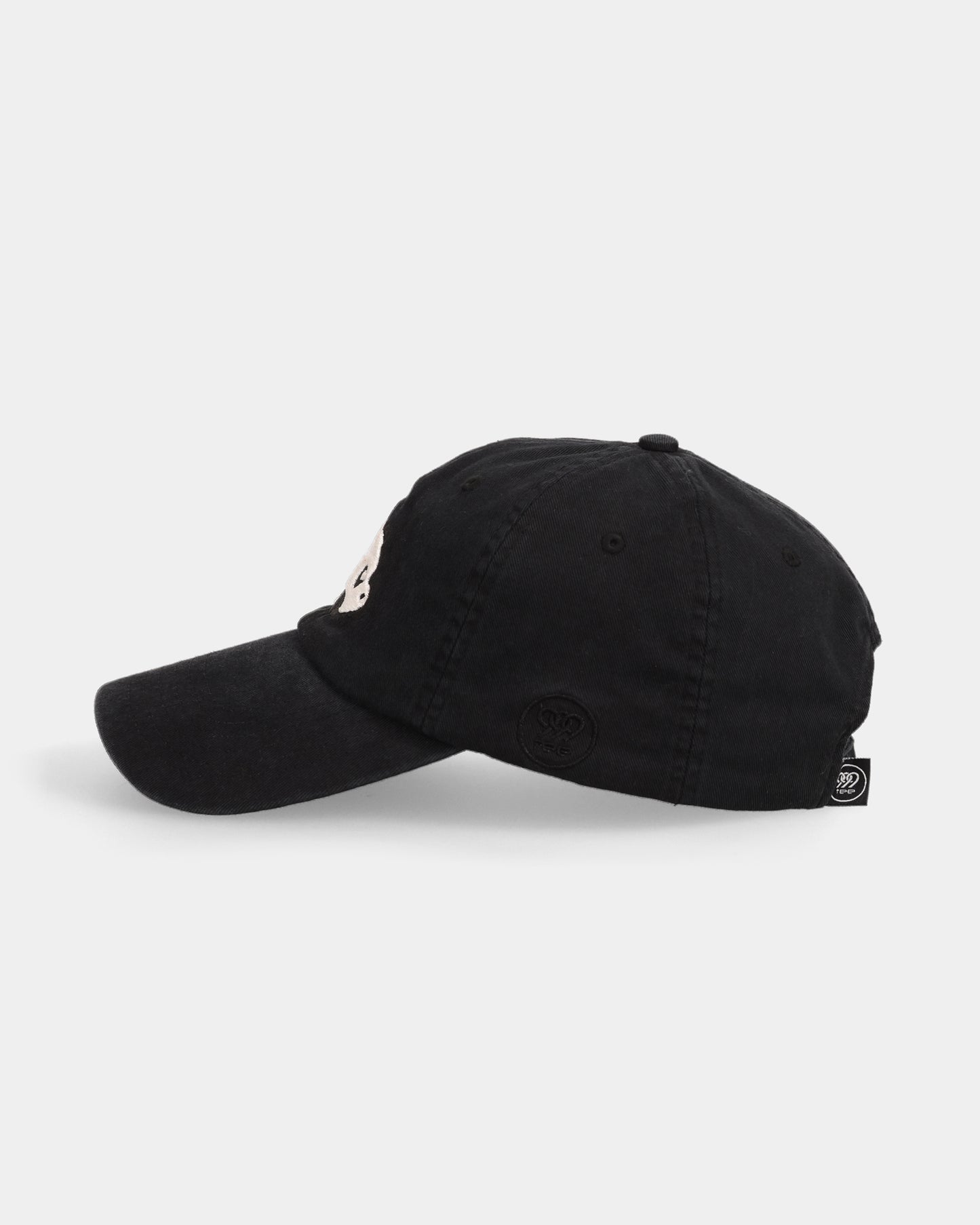 Lazy Panda Black Dad Cap