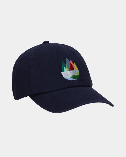 Mountains Navy Dad Cap