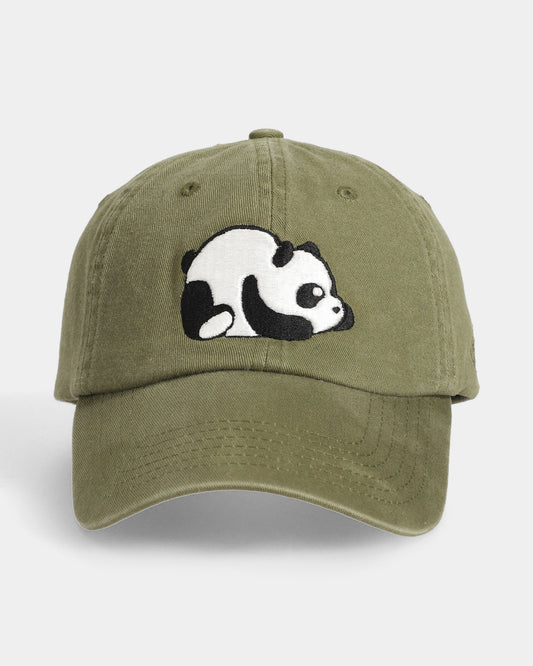 Lazy Panda Olive Dad Cap