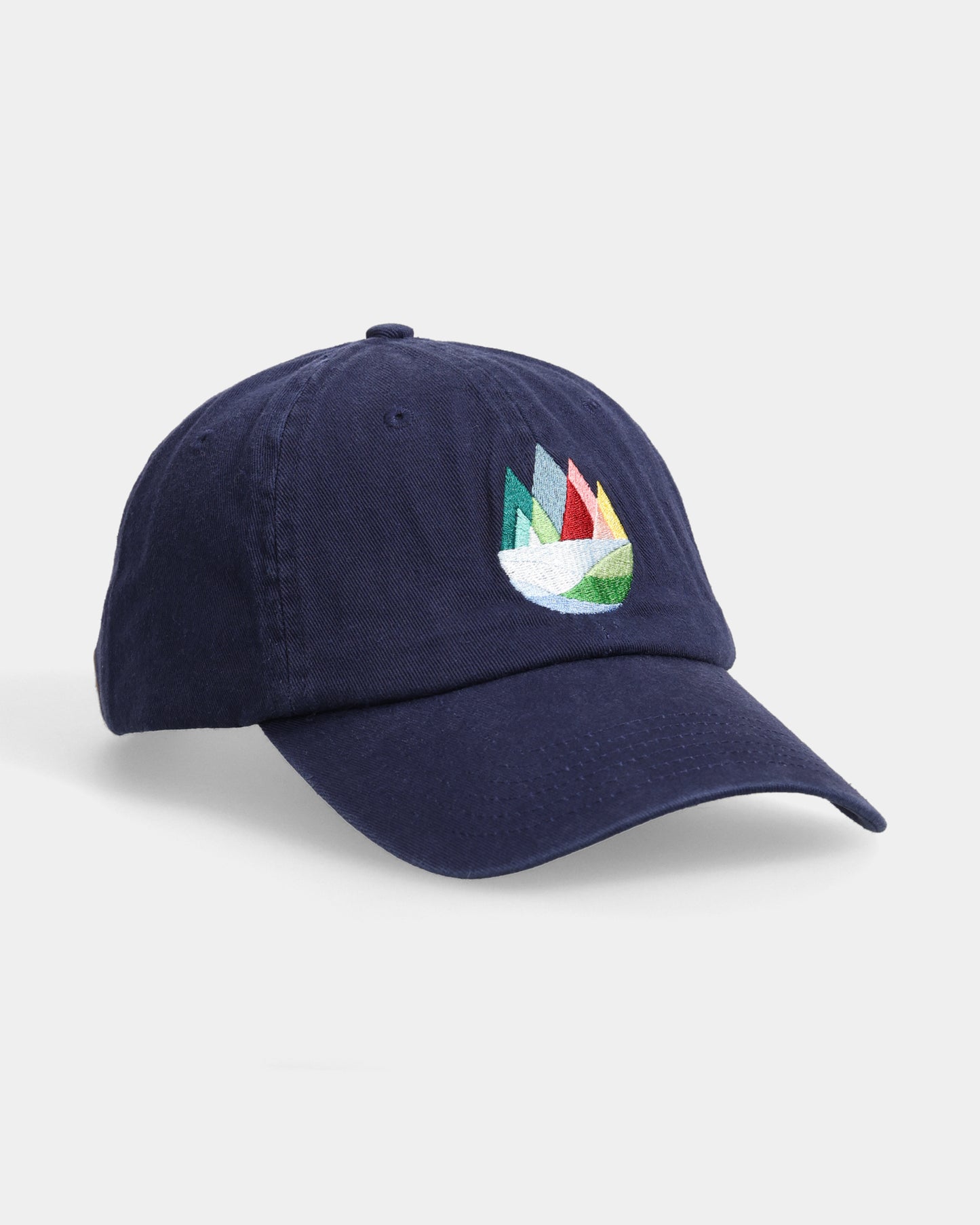 Mountains Navy Dad Cap