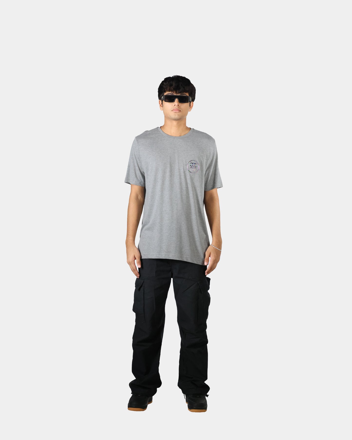 Grey Melange Men's T-Shirt