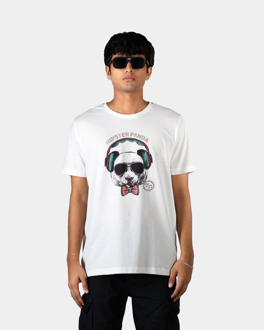 Hipster Panda Men's T-Shirt