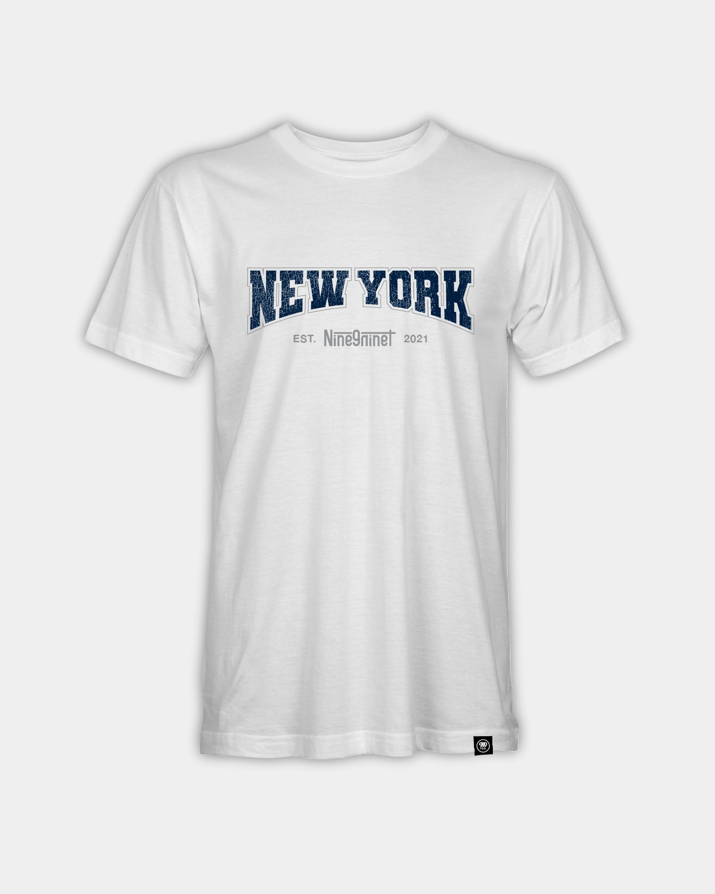 New York Mens White T-shirt