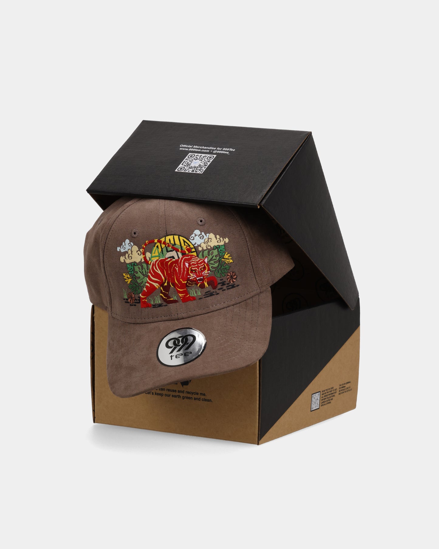 Amber Claw Suede Cap