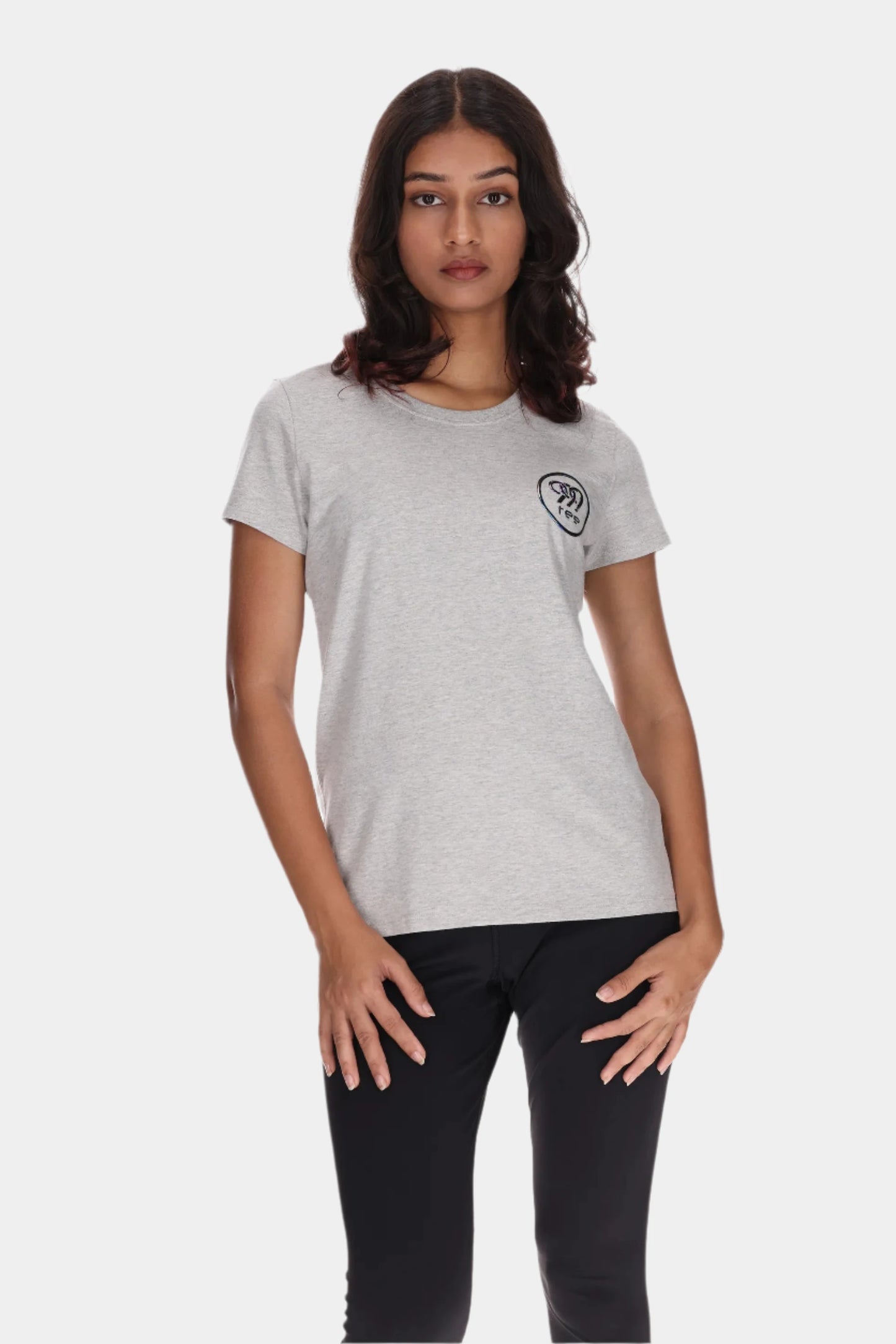 Grey Melange Women's T-Shirt