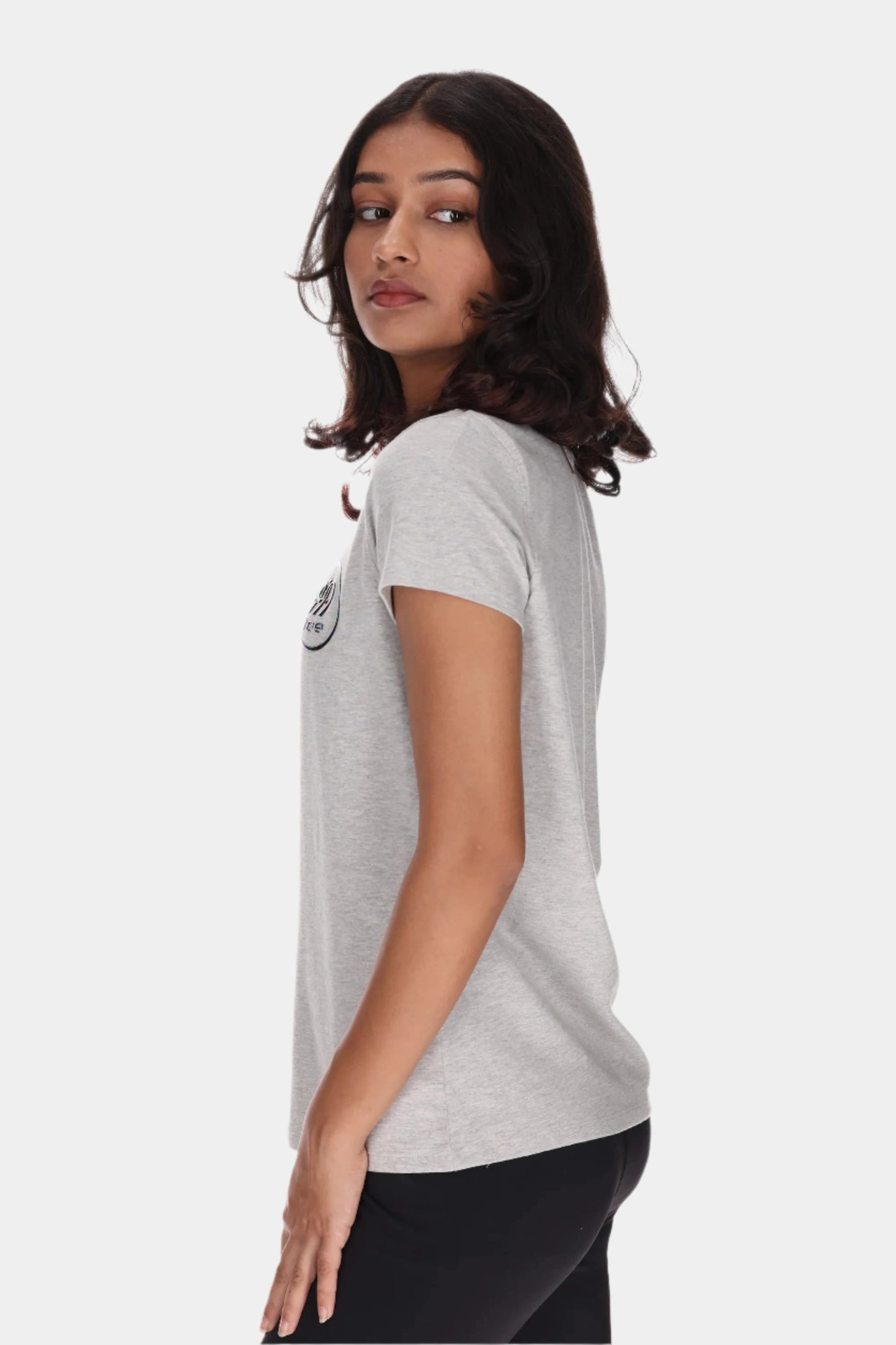 Grey Melange Women's T-Shirt