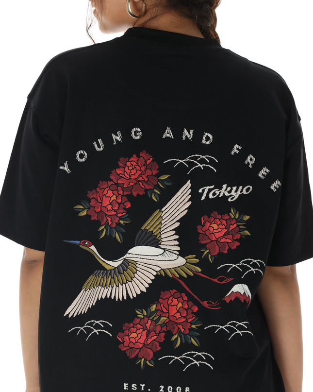 Tokyo: Young & Free Women's Oversized Tee