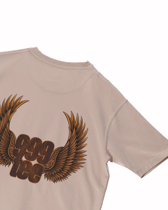 Champion Wings Women's Oversized Beige Tee