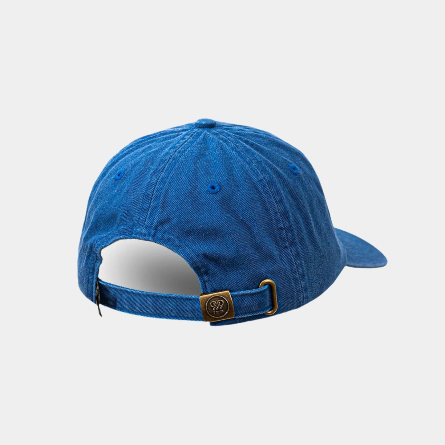 999Tee blue colored dad cap with 999tee logo 3d puff embroidery on it using multicoloured thread.