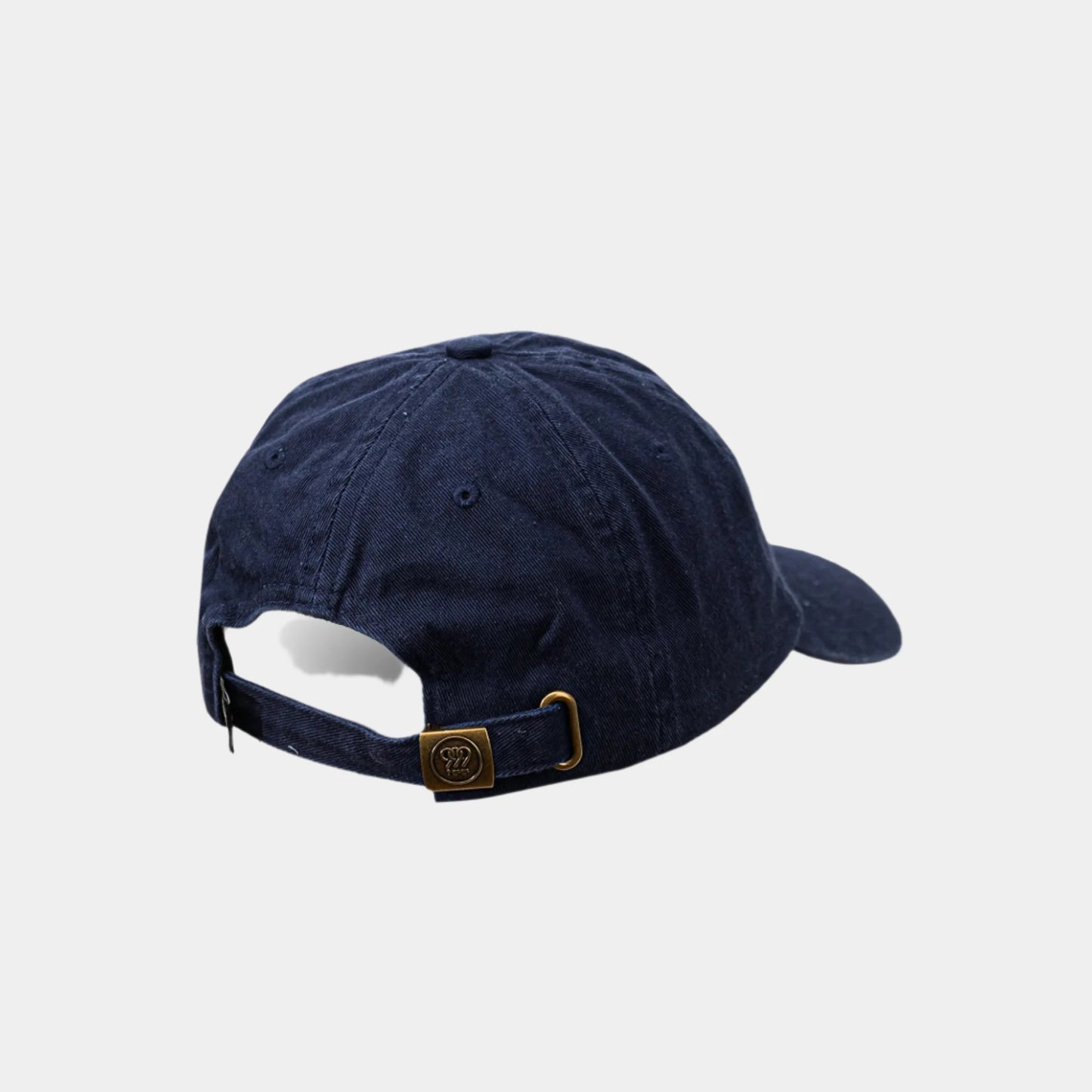 999Tee navy coloured dad cap with 999 embroidered on it with a colour gradient using coloreel technology.