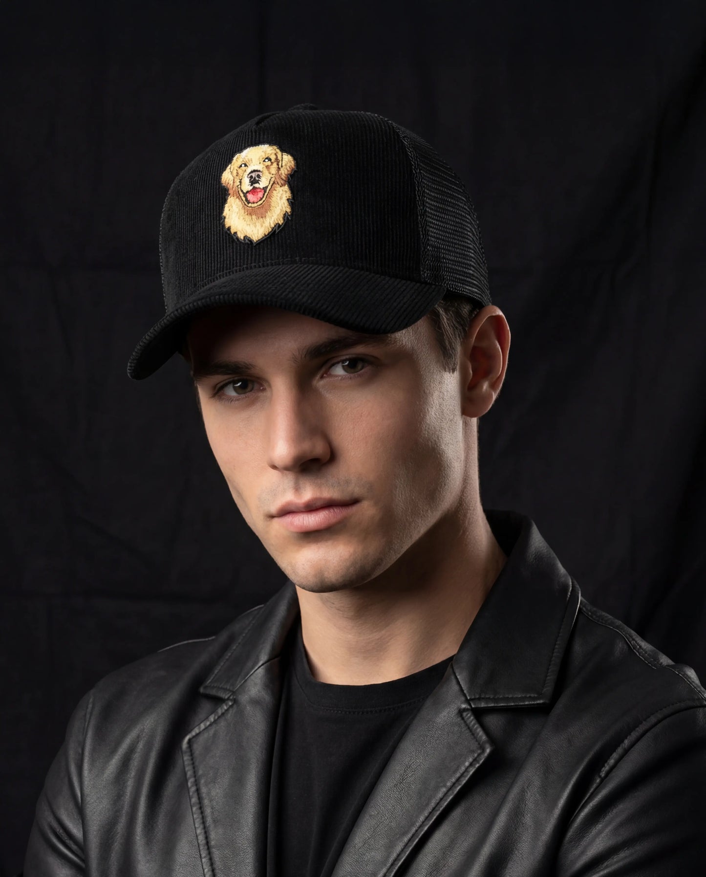 Golden Retriever Trucker Cap