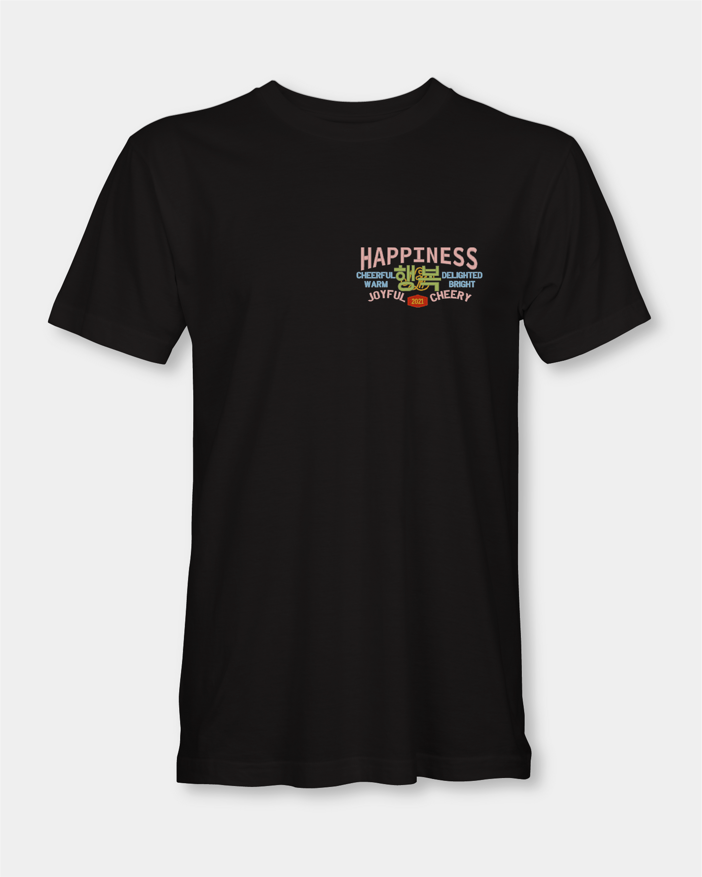 Happiness Embroidered Men’s T-shirt