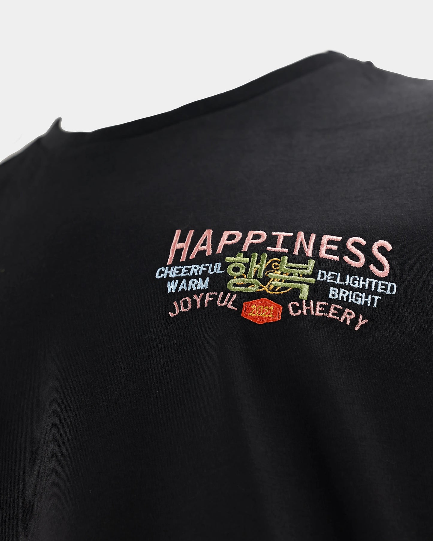 Happiness Embroidered Men’s T-shirt