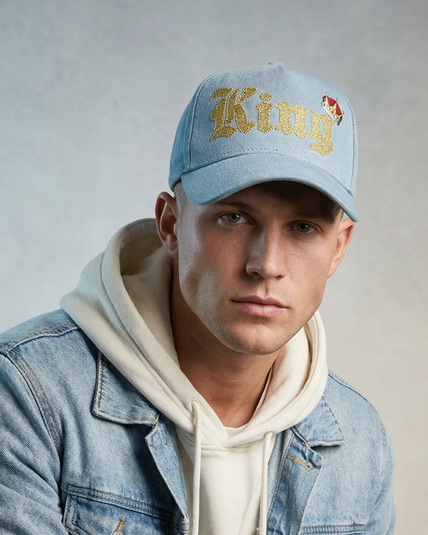 King Crown Denim Cap